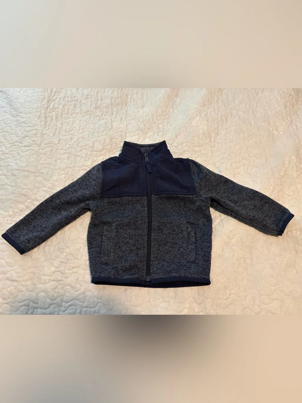 The Children’s place 12-18 month zip up navy jacket